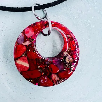 Přívěsek Orgonitový přívěšek / amulet / talisman - překonání překážek a odvahu