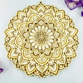 omalovánky Dřevěná omalovánka - mandala č.2