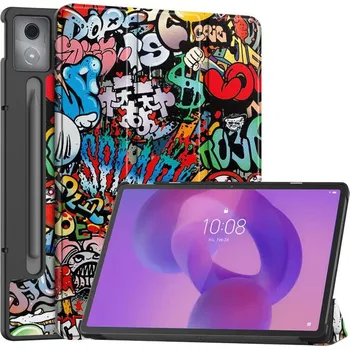 Pouzdro na tablet VSECHNONAMOBIL 105043 ART Zaklápěcí pouzdro pro Lenovo Idea Tab Pro GRAFFITI