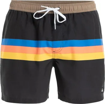 Pánské plavky Quiksilver Quik Volley Swim Shorts Black Strip L