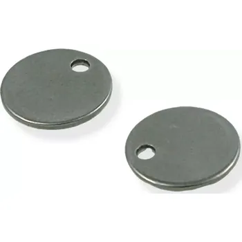 Materiál na výrobu šperku Přívěsek kolečko nerezové 10mm - 2 ks