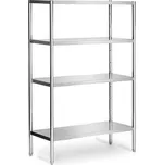 DASgastro Regál z nerezové oceli - 2000 x 500 x 1800 mm