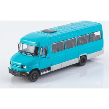 autíčko Autobus ZIL-325000 1:43 - MODIMIO - Naše autobusy časopis s modelem #65 ZIL-325000 - kovový model autobusu