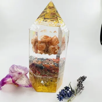 Orgonitový krystal pro klid, stabilitu a rovnováhu