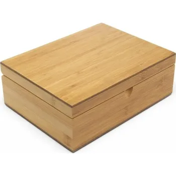 Dóza na potraviny Bredemeijer Tea box natural bamboo +4 canisters +spoon