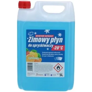 Náplň do chladiče a ostřikovače Směs do ostřikovačů zimní -20°C 5L citron PLAK