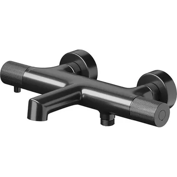 Vodovodní baterie Cersanit Zen, nástěnná vanová baterie, grafitová, S951-569