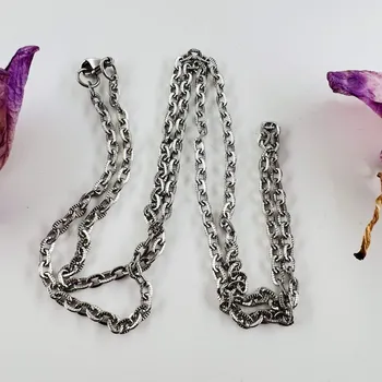 Řetízek Řetízek z oceli - platinový