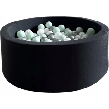 Suchý bazén Suchý bazén s míčky 30x90 Grafit + 250 Ks - HOTOVÝ MIX.