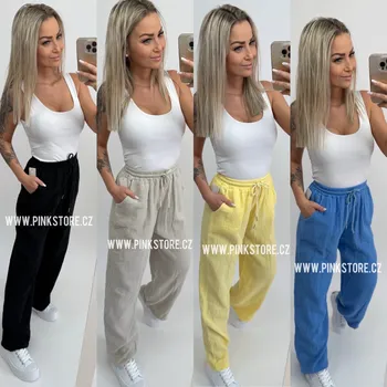 Mušelínové kalhoty Barva: Světle zelená