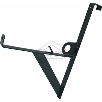 ERGO Držák protisněhové tyče a mříže – univerzální k zavěšení - antracit