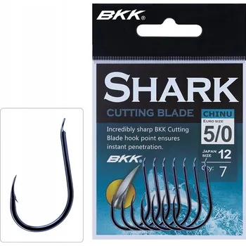 Rybářský háček Háčky na zem, plovoucí háčky, protihroty. ŘEZACÍ ČEPELE BKK SHARK CHINU, 8 ks
