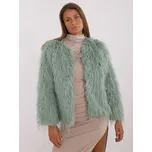 Pistáciový dámský kožíšek AT-KR-2359.96P-pistachio Velikost: S/M