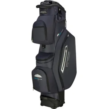 Golfový bag Bennington QO 14 Water Resistant cart bag, modro/střibrný
