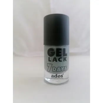 Lak na nehty Gelový lak na nehty GEL LACK č. 79 Šedá se zelenými třpytkami