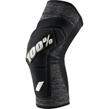 Chrániče kolen 100% RIDECAMP Knee Guards Heather Grey/Black