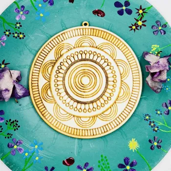 omalovánky Dřevěná omalovánka – Mandala pro relax