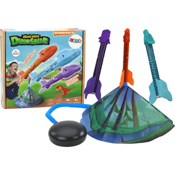 Figurka Raketomet s raketami dinosaurů