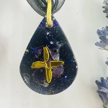 Přívěsek Orgonitový amulet - přívěsek s hvězdou pro úspěch a vyjímečnost