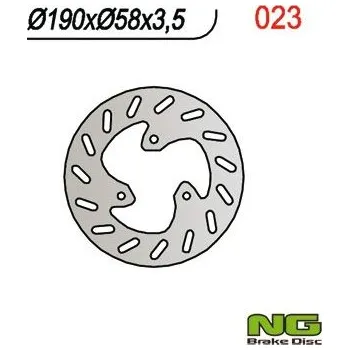 Brzda pro motocykl NG přední/zadní brzdový kotouč YAMAHA NEO'S 50 '97-21, APRILIA HABANA 50/125 '98-02, LEONARDO 125 '96-05, SCARABEO '98-10, SR 50