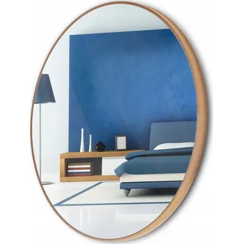 Zrcadlo Zrcadlo Glamour 110 cm ve Zlatém Hliníkovém Rámu