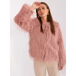 Růžový dámský kožíšek -AT-KR-2359.96P-pink Velikost: S/M