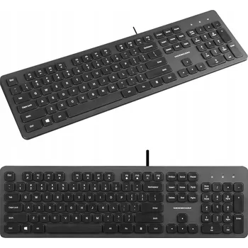 Klávesnice DRÁTOVÁ USB KLÁVESNICE - MODECOM MC-5200 - NŮŽKOVÝ MECHANISMUS JAKO U LAPTOPU, TICHÁ