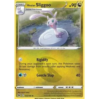 Sběratelská karetní hra Pokémon LOR 133/196 Hisuian Sliggoo - Lost Origin Stav: Near Mint, Verze: REVERSE HOLO