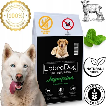 Krmivo pro psa LabraDog Superfood Jehněčí s batáty a mátou pro střední plemena - vzorek 100g