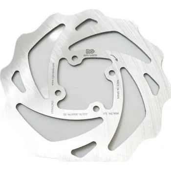 Brzda pro motocykl NG zadní brzdový kotouč GAS GAS MC 65 '23, HUSQVARNA TC 65 '23, KTM SX 65 '23, (180X45X3,5MM) (4X6,25MM) WAVE