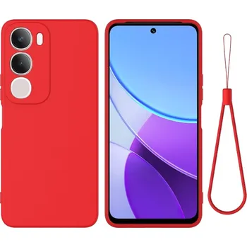 Pouzdro na tablet VSECHNONAMOBIL 105410 RUBBER Ochranný obal pro Vivo Y19s červený