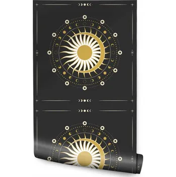 Fototapeta Vliesová tapeta ABSTRAKCE Slunce Měsíc Boho