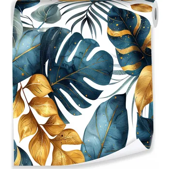 Fototapeta TAPETA ZELENÉ LISTY TROPICKÉ NA VLIESU NA ZEĎ DO OBÝVACÍHO POKOJE LOŽNICE ROLE