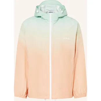Pánský zimní kabát A.P.C. Pánský Blouson Meadow, oranžová / tyrkysová, 50