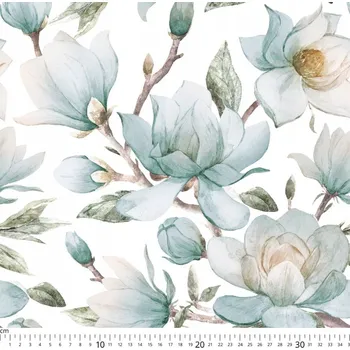 VODĚODOLNÁ LÁTKA OXFORD VZOR MAGNOLIE