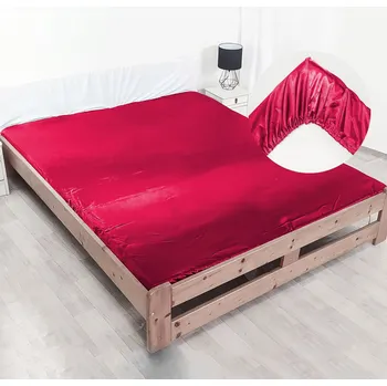 Prostěradlo Prostěradlo s gumou Moker satén 220 x 200 cm