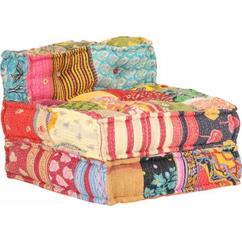 Matrace zahrada-XL Modulární pouf patchwork textil 287702
