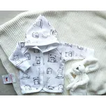 AMÁLKA Propínací mikina pro miminko, kamarádi zvířátka Velikost: 62-68