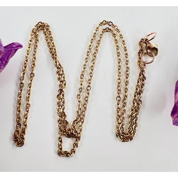 Řetízek Řetízek z oceli - rose gold