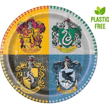 Talíř Papírové talíře Harry Potter, 23 cm, 8 ks