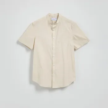 Pánská košile Reserved - Košile slim fit se stojáčkem - béžová - 173DV-08X - 173DV-08X-L