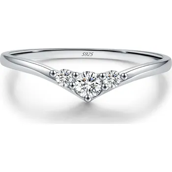 Prsten Olivie Stříbrný prsten MOISSANITE 9486 Velikost prstenů: 5 (EU: 49-50) Ag 925; ≤1 g.