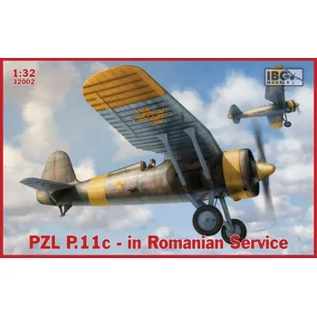 Plastikový model 1:32 PZL P.11c „in Romanian Service“
