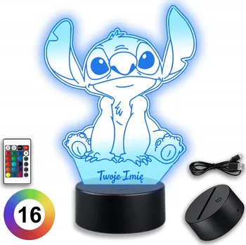 Lampička Noční lampa Koala Wood, vícebarevná