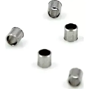 Materiál na výrobu šperku Zamačkávací rokajl nerezový 2mm – 100 ks