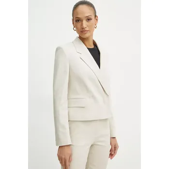 Dámské sako Sako BOSS béžová barva, 50537449 01X, vel. 38
