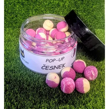Boilies Fishing cat Česnek 11mm 60ml Pop-Up Boilies