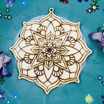 omalovánky Dřevěná omalovánka – Mandala Dagmar