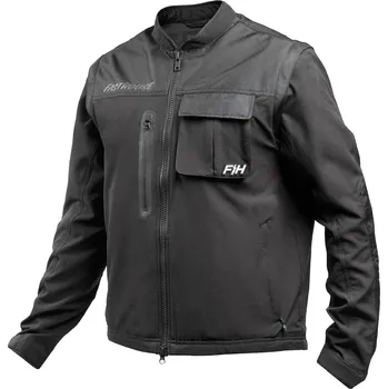 cyklistický dres Fasthouse Off-Road Seeker Jacket Black pánská off-road motocyklová bunda Velikost: L
