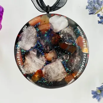 Přívěsek Orgonitový amulet / přívěsek / talisman pro dosažení cíle, lásku a harmonii